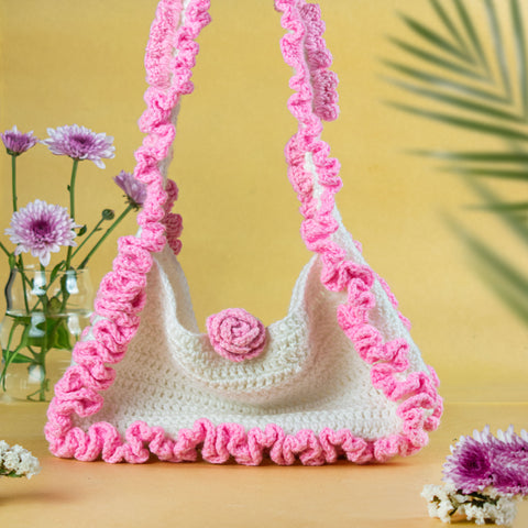 Flora Crochet Handbag