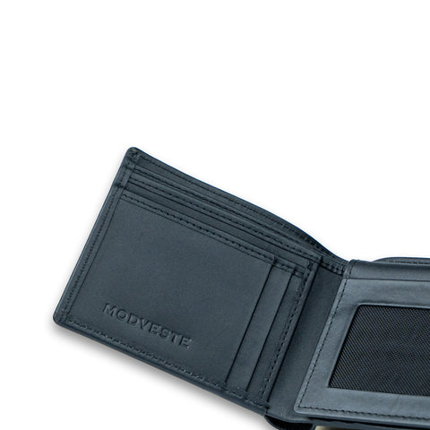 JJ American Black Leather Wallet