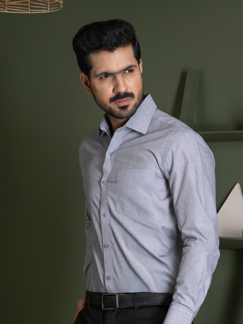 Dusky Grey Formal Shirt