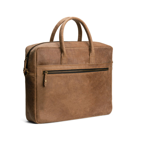 Sage Brown Laptop Bag