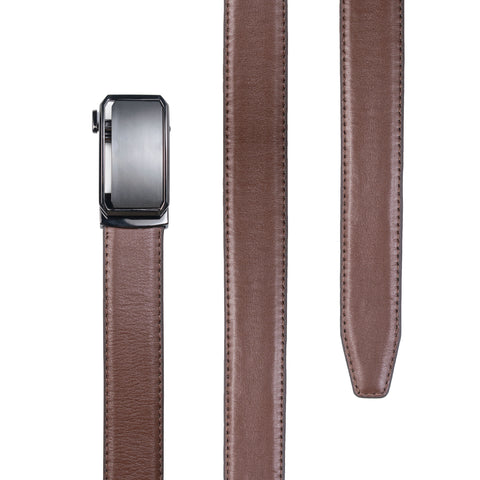 Crest Black Leather Belt