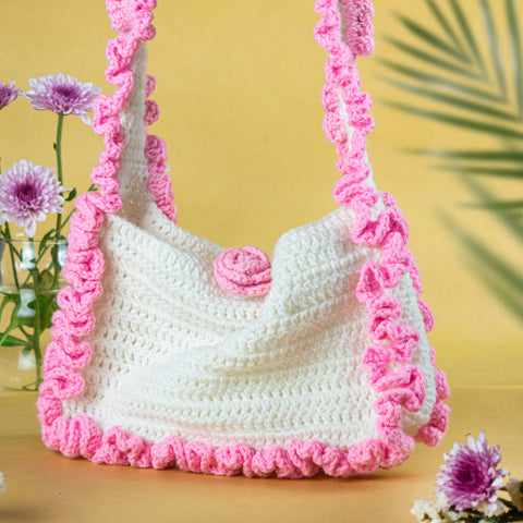 Flora Crochet Handbag