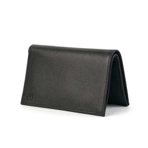 Black Saffiano Leather Long Wallet