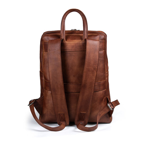 Trekker Leather Backpack
