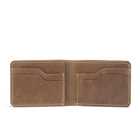 The Rustic Brown Bifold Wallet