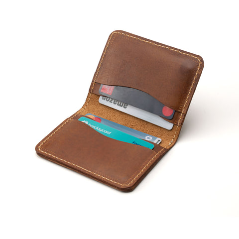 Retro Brown Leather Cardwallet for Men