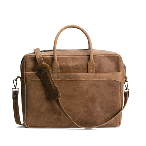 Sage Brown Laptop Bag