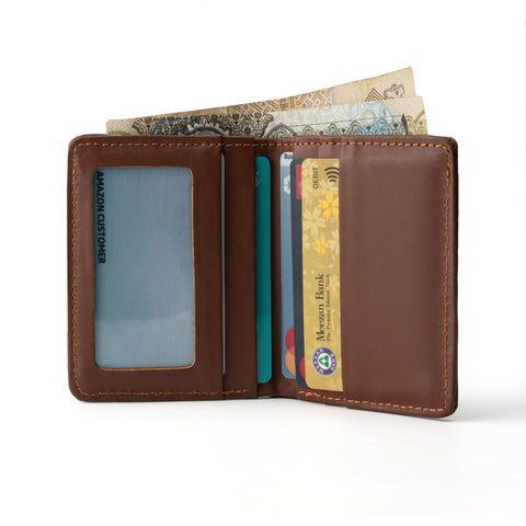 Minimus Dark Brown Leather Wallet