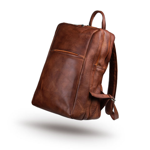 Trekker Leather Backpack