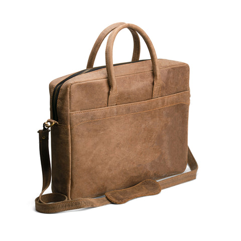 Sage Brown Laptop Bag