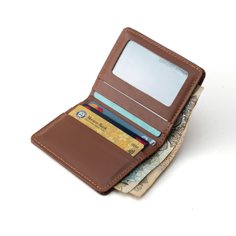 Minimus Dark Brown Leather Wallet