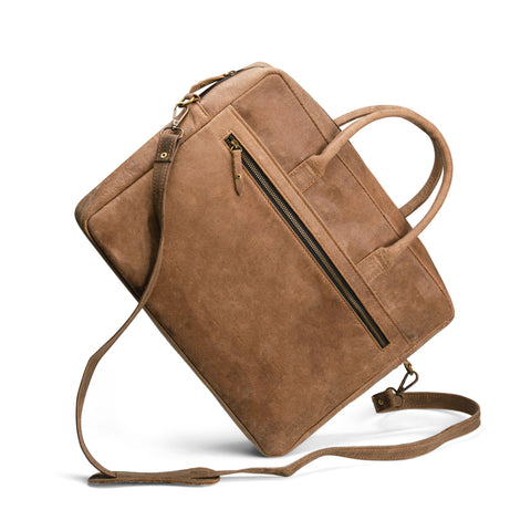 Sage Brown Laptop Bag