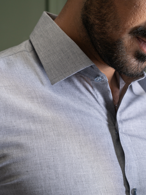 Dusky Grey Formal Shirt