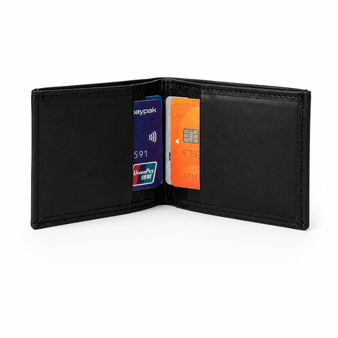 Nero Black Cow Leather