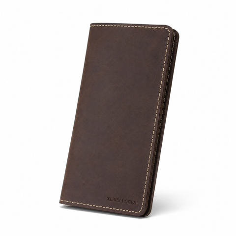 Terry Roger Dusk Long Leather Wallet By Modveste