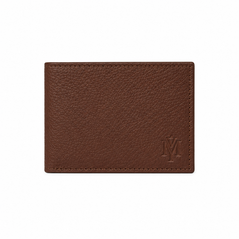 Vale Slim — Dark Brown Cow Leather Wallet