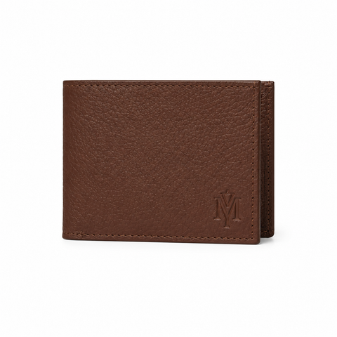 Vale Slim — Dark Brown Cow Leather Wallet