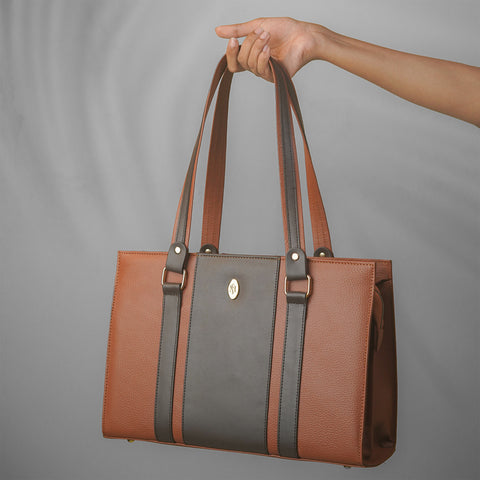 Women's Handmade Caramel Leather Handbag