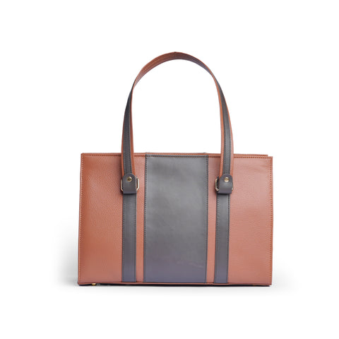 Women's Handmade Caramel Leather Handbag