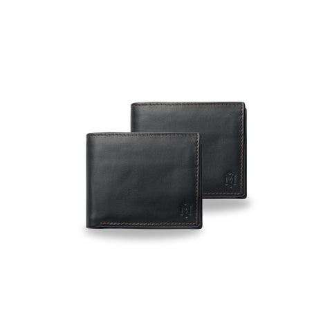 Pack of 2 JJ American-Style Red Genuine Leather Wallet