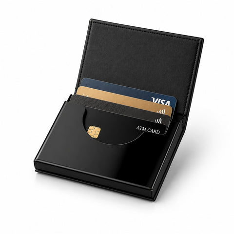 Modveste Slate Personalised Premium Metal Cardholder