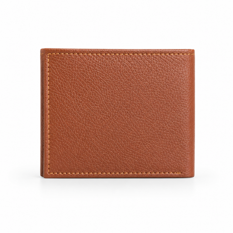 Vale Slim —  Brown Cow Leather Wallet