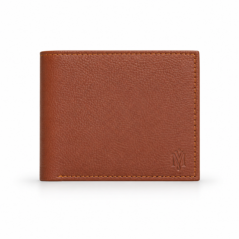 Vale Slim —  Brown Cow Leather Wallet