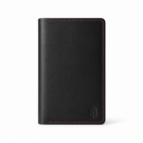 The Maverick Black Cow Leather Wallet