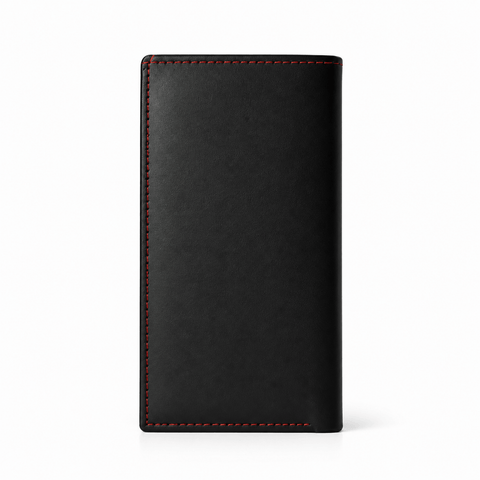 The Maverick Black Cow Leather Wallet