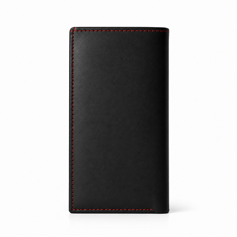 The Maverick Black Cow Leather Wallet